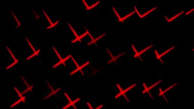 Yıldız şeklinde renk ışık yanıp sönen