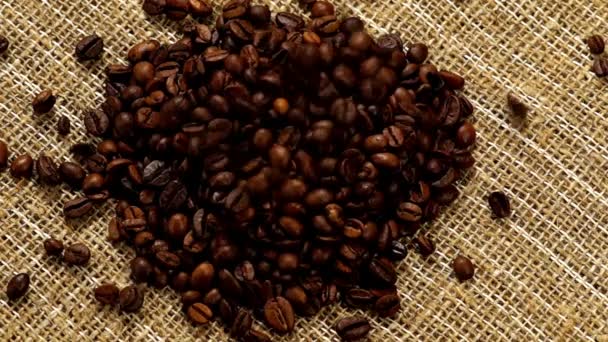 Coeur de grains de café — Video