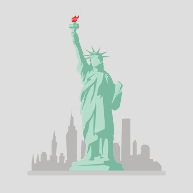 Birleşik Devletler 'deki özgürlük heykeli.