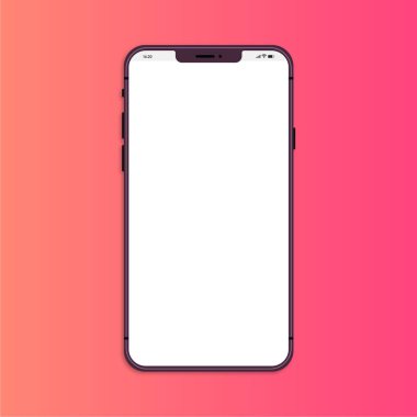 düzenlenebilir vektör akıllı telefon modeli