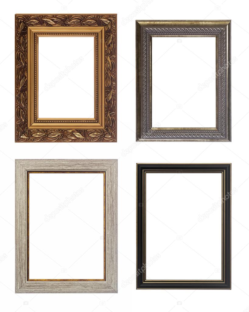 Collection of Distressed Picture Frames