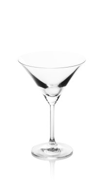 boş bir martini cam