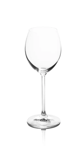 Verre à vin blanc vide — Photo