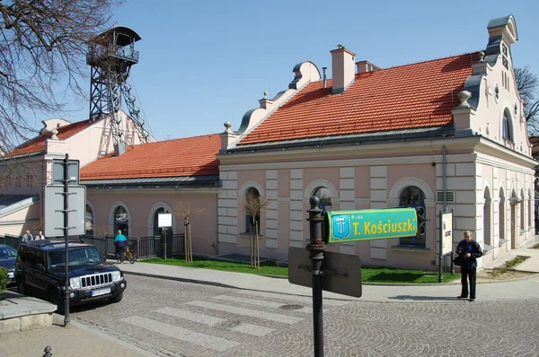 Wieliczka, rua Sikorskiego. "Regis", a histórica mina de sal . — Fotografia de Stock