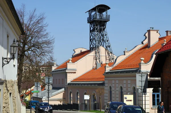 Wieliczka, Sikorskiego ulice. "Regis", historické solné doly hřídele. — Stock fotografie