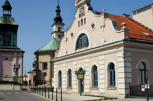 Wieliczka, Tadeusz Kosciuszko Meydanı. Regis, tarihi tuz madeni şaft. — Stok fotoğraf