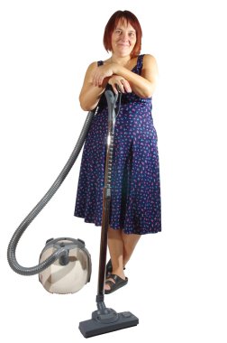 Ev işleri, kadın vakumlama