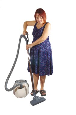 Ev işleri, kadın vakumlama