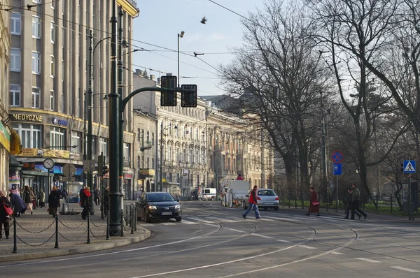 Cracovia, calle Basztowa . —  Fotos de Stock