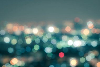 Bangkok 'un Chao Phraya Nehri' ndeki en yüksek manzarasının Bokeh 'i ile bulanık bir arkaplan 