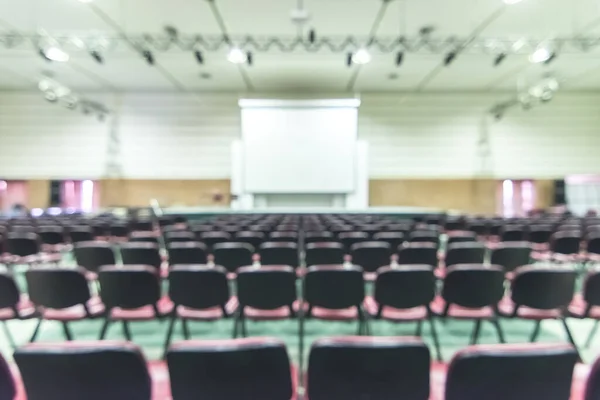 Blurred Abstract Background Business Educational Conference Seminar Auditorium Hall — Stock Photo, Image