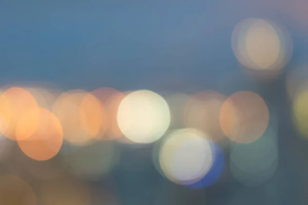 Verwischen Hintergrund Dachansicht Von Bangkok Innenstadt Lichter Skyline Mit Bunten — Stockfoto