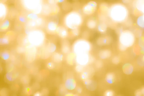 Waas Geel Goud Bokeh Achtergrond Van Reflecterende Glinsterende Licht Van — Stockfoto