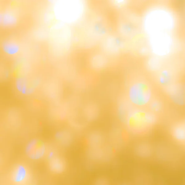Homályos Sárga Arany Bokeh Háttér Reflektív Csillogó Fény Ünnep Party — Stock Fotó