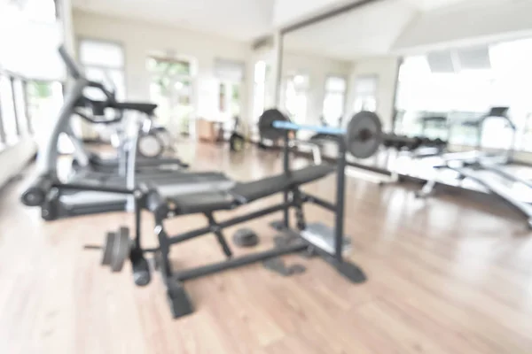 Blur Gym Background Fitness Center Health Club Blurry Sports Exercise — Stock Photo, Image