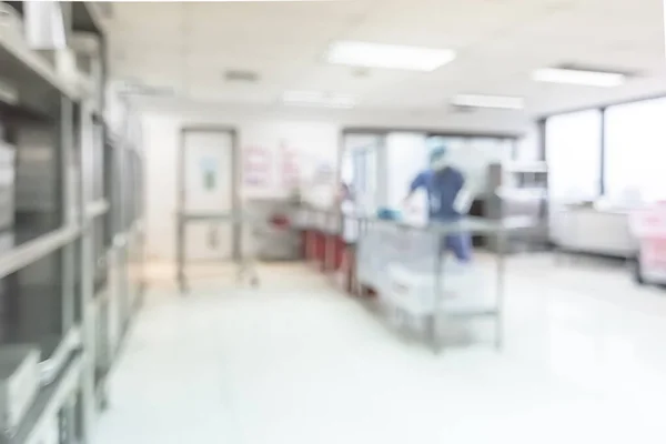 Blur Medicinsk Bakgrund Central Steril Leverans Avdelning Cssd Hygien Laboratorium — Stockfoto