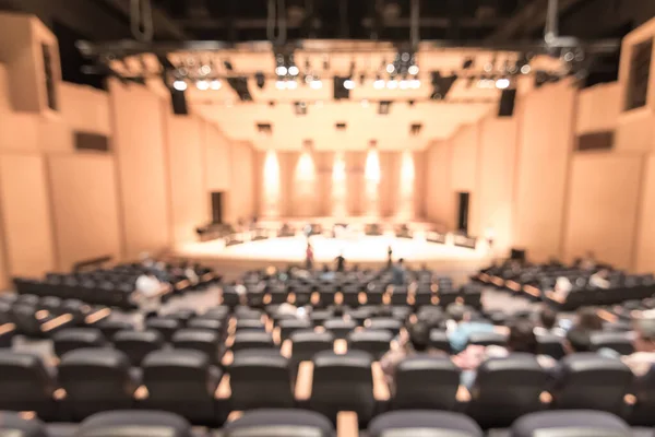 Blur Abstracta Sala Conciertos Música Fondo Con Escenario Actuación Músico — Foto de Stock