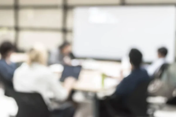 stock image Blur office meeting background business people working group in discussion boardroom