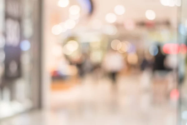 Desfocado Shopping Center Fundo Dentro Corredor Lobby Com Loja Varejo — Fotografia de Stock