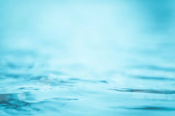 Blur Fundo Água Ondulado Água Doce Limpa Luz Fria Ciano — Fotografia de Stock