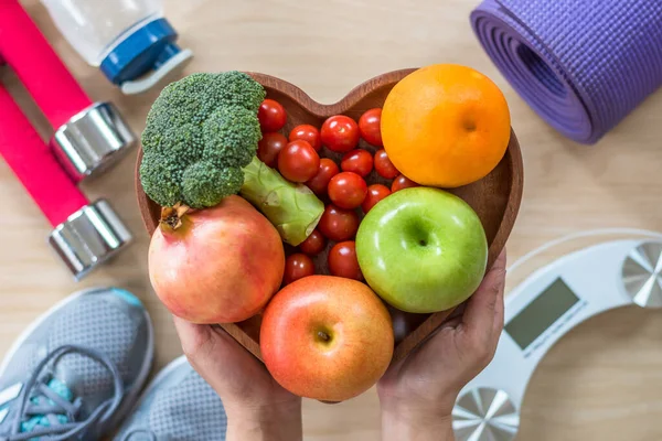 Concetto Stile Vita Sano Cibo Pulito Buona Salute Dietetica Nel — Foto Stock