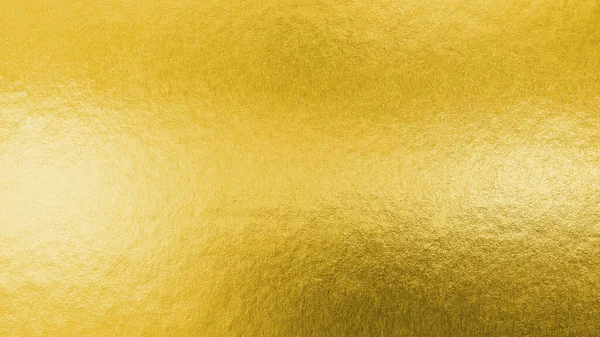 金のテクスチャの背景金属黄金の箔や光沢のある包装紙デザイン装飾要素のための明るい黄色の壁の紙 — ストック写真