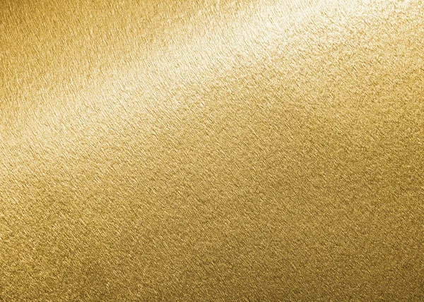 Gouden Textuur Achtergrond Metallic Gouden Folie Glanzend Inpakpapier Helder Geel — Stockfoto