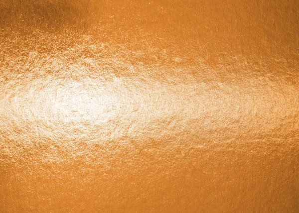 Cobre Oro Metálico Envoltura Papel Papel Textura Brillante Fondo Naranja — Foto de Stock