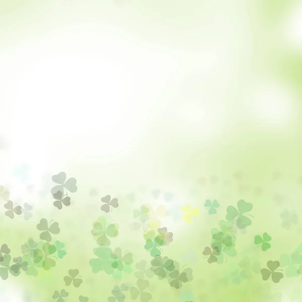 Patrick Day Hintergrund Mit Shamrock Kleeblatt Irisches Festival Symbol — Stockfoto