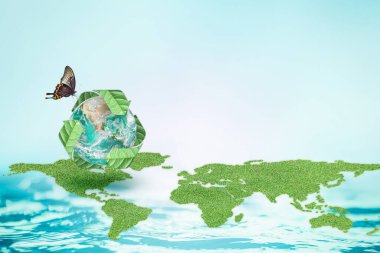 Dünya çevresi günü. Görüntünün elementi NASA tarafından sağlandı