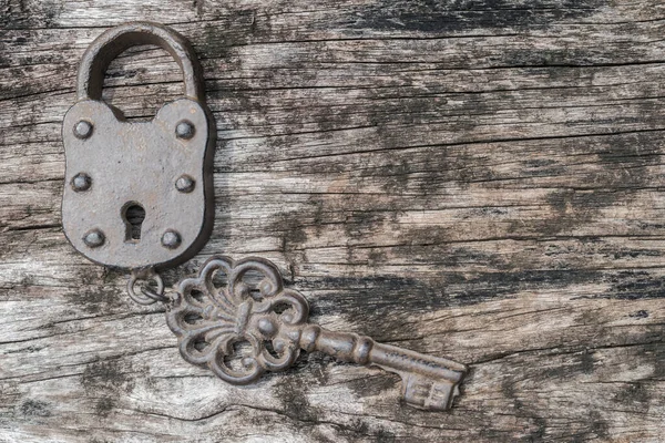 Rustic home key for door opening security concept