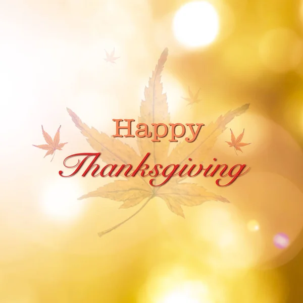 Glad Thanksgiving Dag Semester Hälsning Illustration — Stockfoto