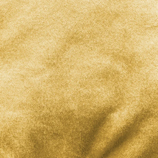 金丝绒背景或金黄色天鹅绒法兰绒质地 由棉或羊毛制成 软软绒绒缎子织物 金属色材料 — 图库照片