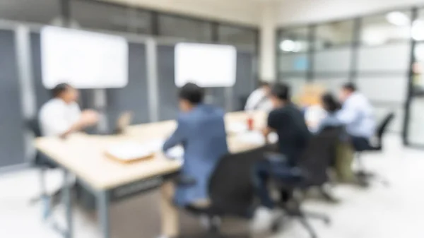 Antecedentes Reuniões Escritório Com Grupos Trabalho Empresários Discussão Sala Reuniões — Fotografia de Stock