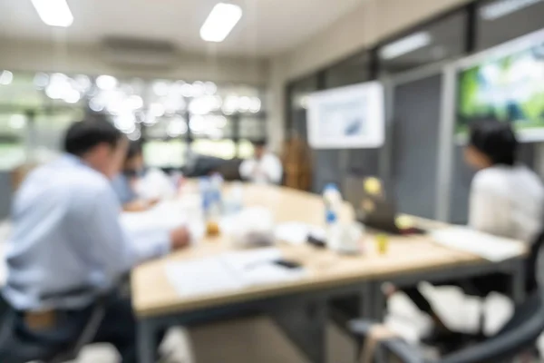 Antecedentes Reuniões Escritório Com Grupos Trabalho Empresários Discussão Sala Reuniões — Fotografia de Stock