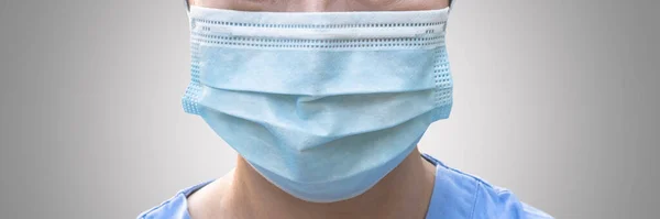 Medical Face Mask Covid Coronavirus Virus Infection Prevention Hygience Safety — Stock Photo, Image