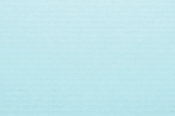 Color Azul Cian Claro Tono Cartón Corrugado Textura Papel Modelado — Foto de Stock