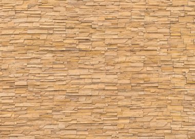 Taş taş tuğla kiremit duvar yaşlandırılmış desen ayrıntılı arkaplan sarı kahverengi renk 