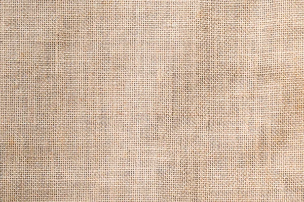 Hessische Zak Geweven Textuur Patroon Achtergrond Licht Sepia Tan Beige — Stockfoto