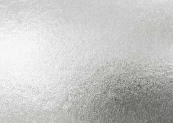 Ezüst Háttér Fém Textúra Csomagolás Fólia Papír Fényes Fehér Szürke — Stock Fotó