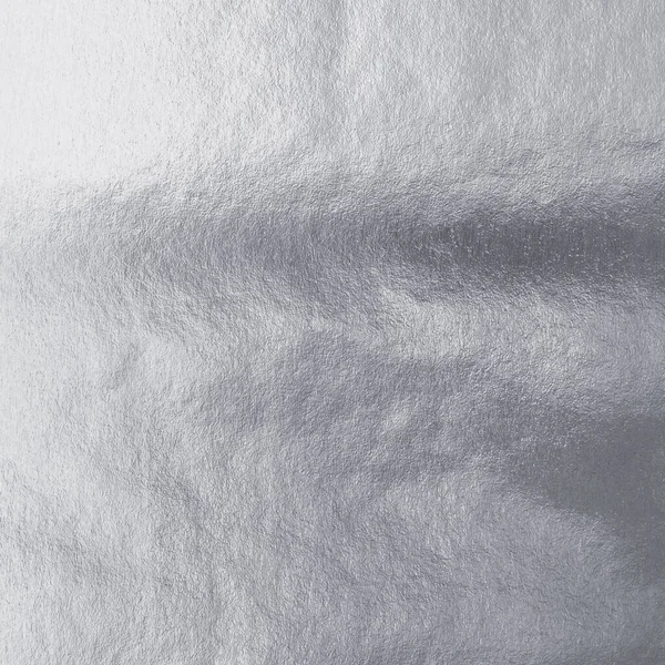 Ezüst Fólia Fényes Fém Textúra Háttér Csomagolópapír Tapéta Dekorációs Elem — Stock Fotó
