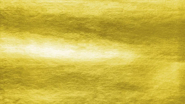 金箔メタリックゴールデンテクスチャ光沢のある包装紙デザイン装飾要素のための明るい黄色の壁紙 — ストック写真