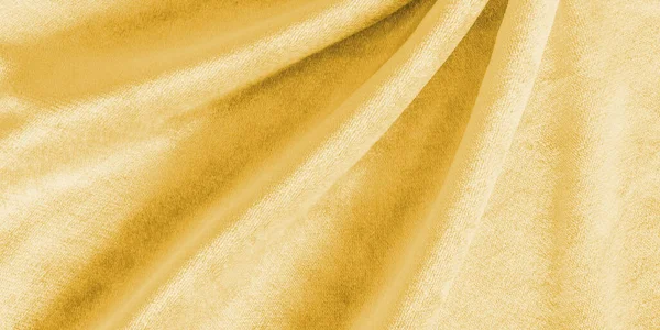 Arany Bársony Háttér Vagy Arany Sárga Bársony Flanel Textúra Készült — Stock Fotó