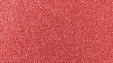 Noel tatili dekorasyonu için kırmızı parıltılı arka plan. Parıldayan dokusu olan metalik duvar kağıdı tasarım elementi.