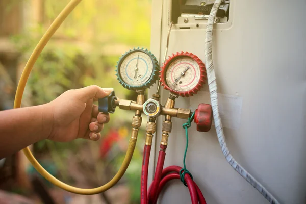 Manometer air cleaners — Stock Photo, Image