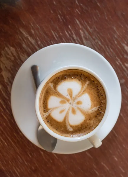 Latte koffie — Stockfoto