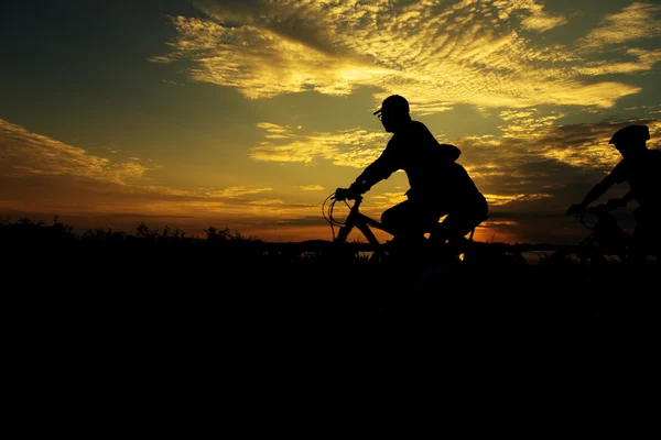 Gruppenradfahren für die Gesundheit — Stockfoto