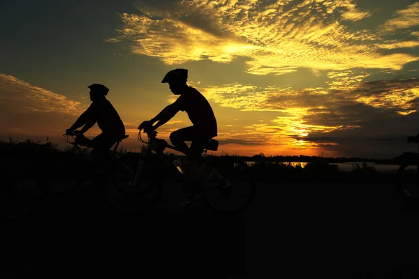 Zweiradfahren für die Gesundheit — Stockfoto