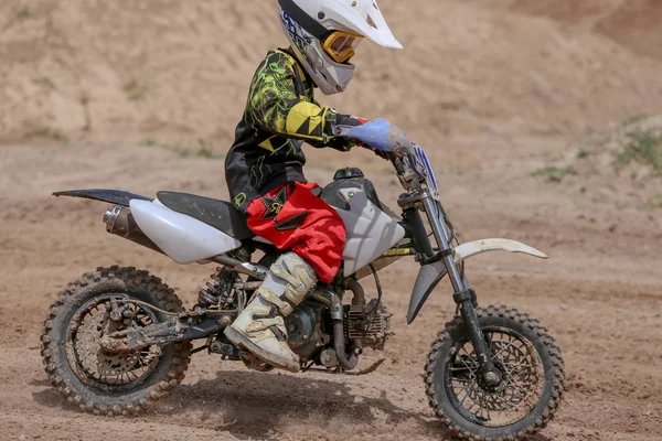 Junior motocross — Stok fotoğraf