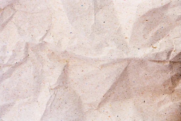 Crumpled brown paper for  background — Stock Photo, Image